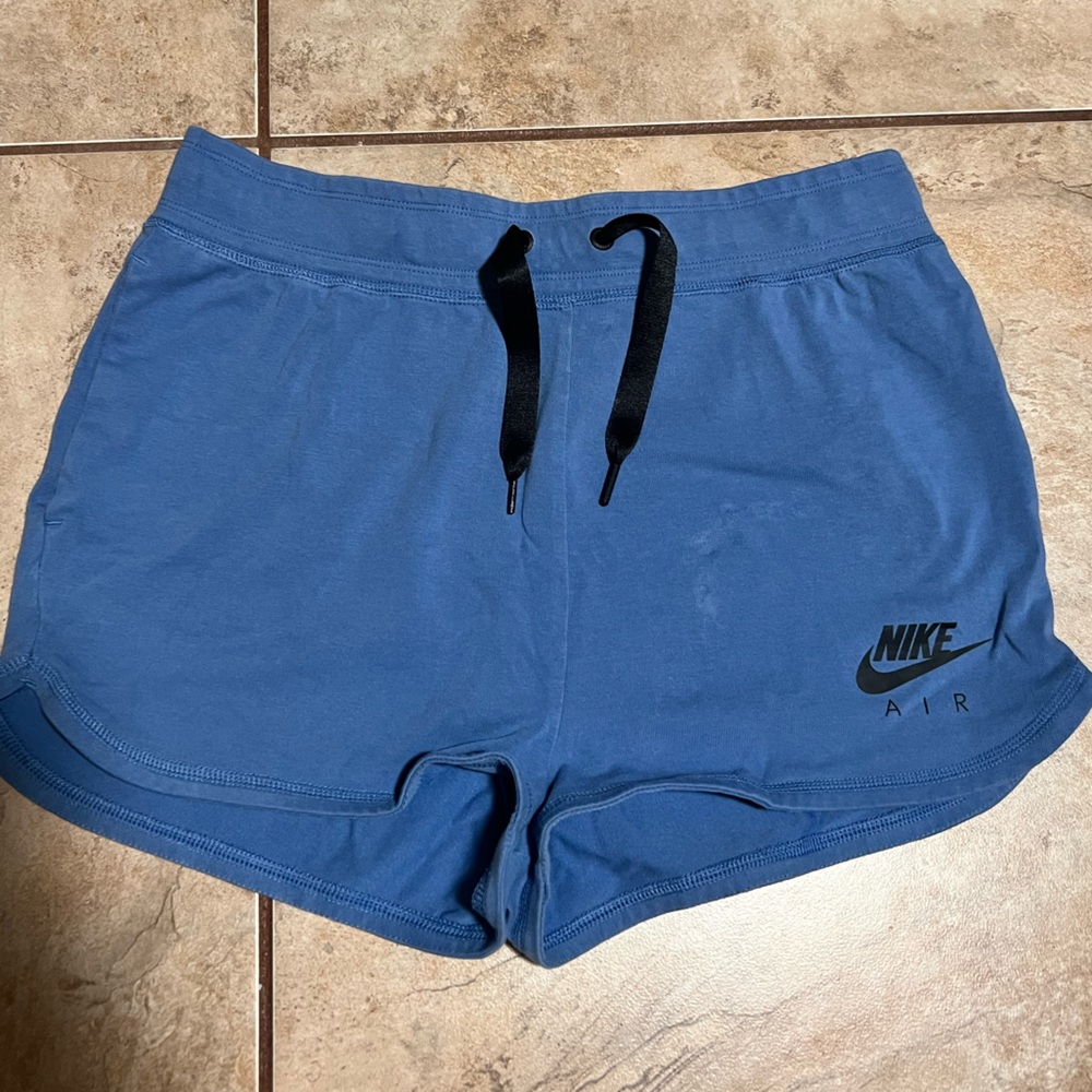Blue Nike shorts